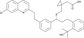 Dihydro Montelukast Chemical Structure