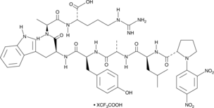 Dnp-PLAYWAR (trifluoroacetate salt) Chemical Structure