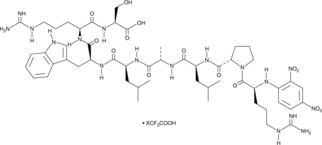 Dnp-RPLALWRS (trifluoroacetate salt) Chemical Structure