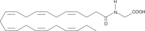 Docosahexaenoyl Glycine Chemical Structure