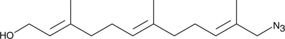 Farnesyl Alcohol Azide Chemical Structure