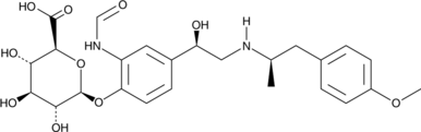 Formoterol O-β-D-Glucuronide Chemical Structure