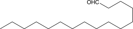 Hexadecanal Chemical Structure