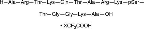 Histone H3 (1-15) (Phospho-Ser10) (human, mouse, rat, porcine, bovine) (trifluoroacetate salt) Chemical Structure