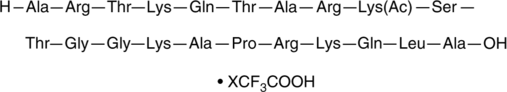 Histone H3K9Ac (1-21) (human, mouse, rat, porcine, bovine) (trifluoroacetate salt) Chemical Structure