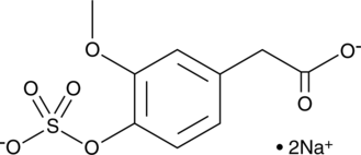 Homovanillic Acid sulfate (sodium salt) Chemical Structure