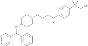 Hydroxy Ebastine Chemical Structure