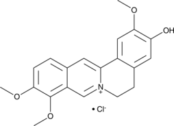 Jatrorrhizine (chloride) Chemical Structure