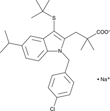 MK-886 (sodium salt) Chemical Structure