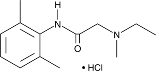 N-(2,6-Dimethylphenyl)-2-(ethylmethylamino)acetamide (hydrochloride) Chemical Structure