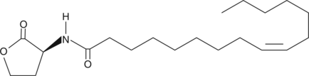 N-cis-hexadec-9Z-enoyl-L-Homoserine lactone Chemical Structure