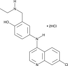 N-desethyl Amodiaquine (hydrochloride) Chemical Structure