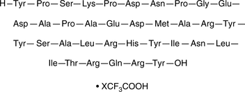 Neuropeptide Y (human, rat) (free acid) (trifluoroacetate salt) Chemical Structure