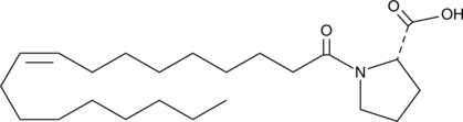 N-Oleoyl Proline Chemical Structure