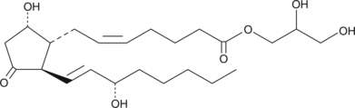 Prostaglandin D2-1-glyceryl ester Chemical Structure