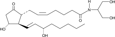 Prostaglandin E2 serinol amide Chemical Structure