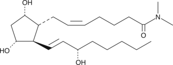 Prostaglandin F2α dimethyl amide Chemical Structure