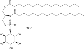 PtdIns-(1,2-dipalmitoyl) (ammonium salt) Chemical Structure