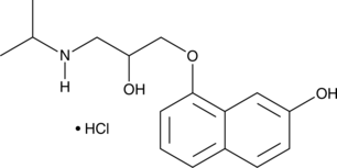 rac-7-hydroxy Propranolol (hydrochloride) Chemical Structure
