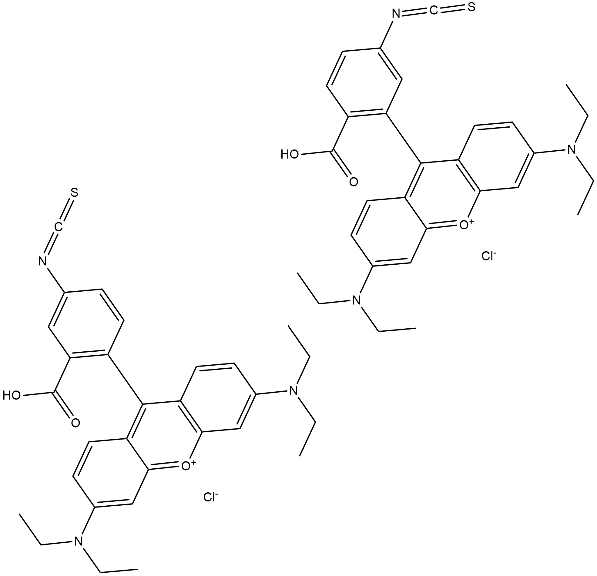 Rhodamine B isothiocyanate (mixed isomers) Chemical Structure