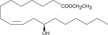 Ricinoleic Acid ethyl ester Chemical Structure