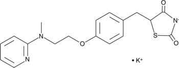 Rosiglitazone (potassium salt) Chemical Structure
