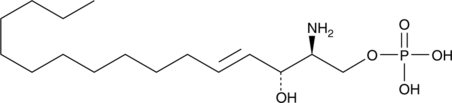 Sphingosine-1-phosphate (d16:1) Chemical Structure