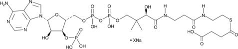 Succinyl-Coenzyme A (sodium salt) Chemical Structure
