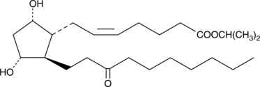 Unoprostone isopropyl ester Chemical Structure