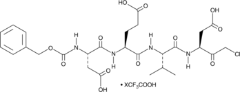 Z-DEVD-CMK (trifluoroacetate salt) Chemical Structure