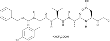 Z-YVAD-CMK (trifluoroacetate salt) Chemical Structure