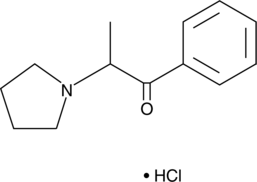 α-Pyrrolidinopropiophenone (hydrochloride) Chemical Structure