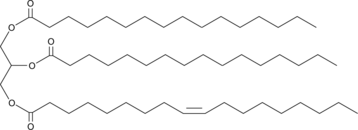 1,2-Dipalmitoyl-3-Oleoyl-rac-glycerol Chemical Structure