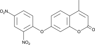 7-(2,4-Dinitrophenoxy)-4-methyl-2H-chromen-2-one Chemical Structure