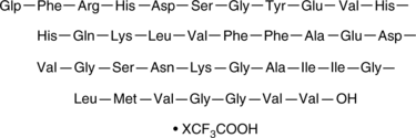 Glp-Amyloid-β (3-40) Peptide (human) (trifluoroacetate salt) Chemical Structure