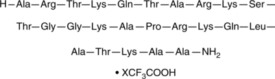 Histone H3 (1-25) amide (human, mouse, rat, porcine, bovine) (trifluoroacetate salt) Chemical Structure