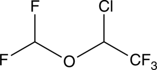 Isoflurane Chemical Structure