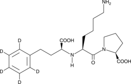 Lisinopril-d5 Chemical Structure