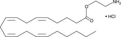 O-Arachidonoyl Ethanolamine (hydrochloride) Chemical Structure