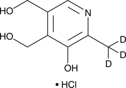 Pyridoxine-d3 (hydrochloride) Chemical Structure