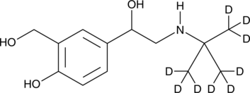 Salbutamol-d9 Chemical Structure