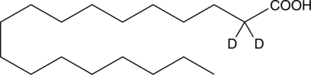 Stearic Acid-d2 Chemical Structure
