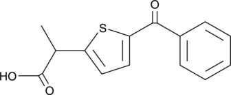 Tiaprofenic Acid Chemical Structure