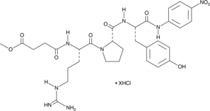 MeO-Suc-RPY-pNA (hydrochloride) Chemical Structure