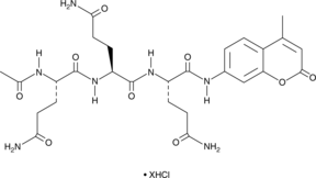 Ac-QQQ-AMC (hydrochloride) Chemical Structure