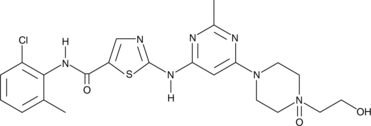 Dasatinib N-oxide Chemical Structure