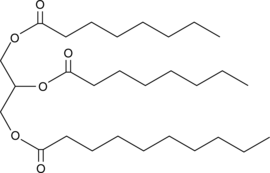1,2-Dioctanoyl-3-Decanoyl-rac-glycerol Chemical Structure