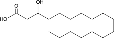 3-hydroxy Heptadecanoic Acid Chemical Structure
