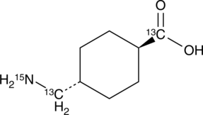 Tranexamic Acid-13C2,15N Chemical Structure