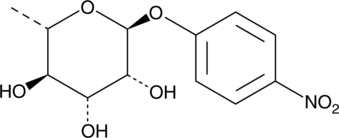 4-Nitrophenyl α-L-rhamnopyranoside Chemical Structure